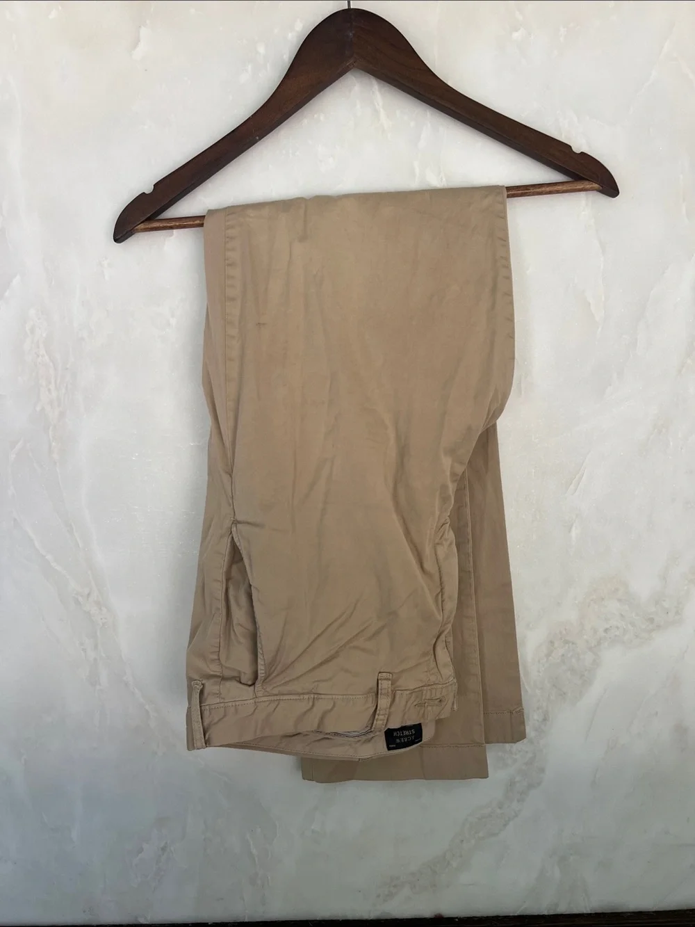 J. Crew Khaki Straight-Leg Chinos